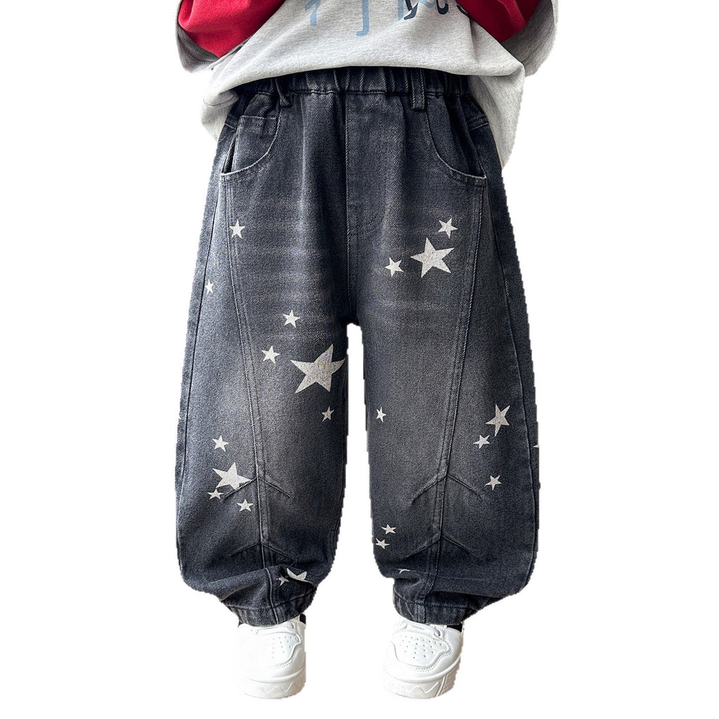 Straight Leg Denim Pants for Boys