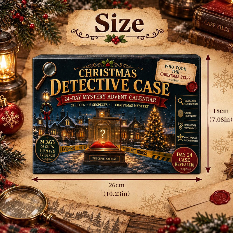 24-Day Mystery Adventure Advent Calendar – Christmas Puzzle Escape Room Game with 6 Themes, Daily Surprise Discovery
