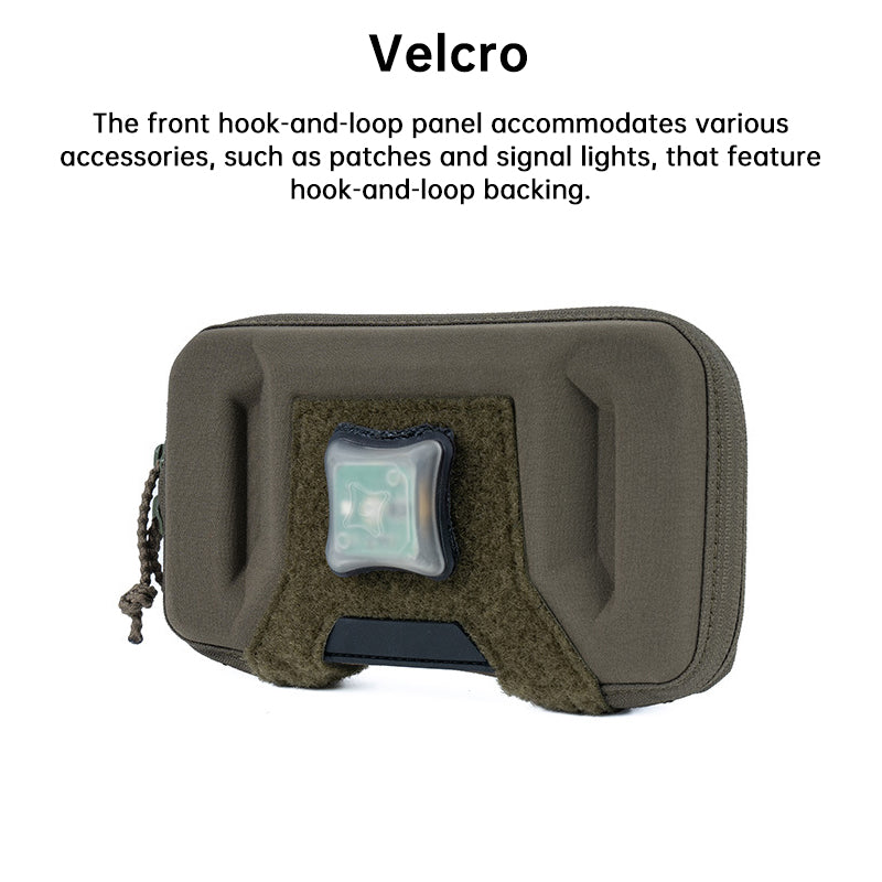 Universal EUD / Phone Pouch – MOLLE Compatible Tactical Smartphone Carrier for Plate Carriers, Chest Rigs, Airsoft & Hunting