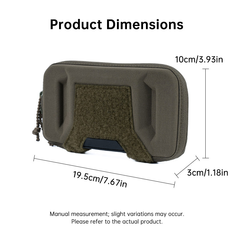 Universal EUD / Phone Pouch – MOLLE Compatible Tactical Smartphone Carrier for Plate Carriers, Chest Rigs, Airsoft & Hunting