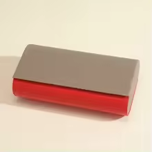 Put 2 pairs of glasses boxes, sunglasses, myopia glasses, universal high-end sensory leather glasses box, pressure resistant PU